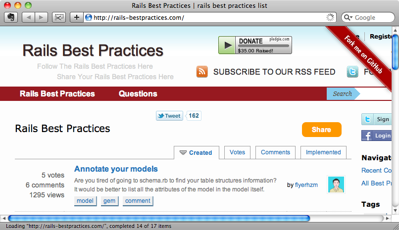 The Best Practices website.