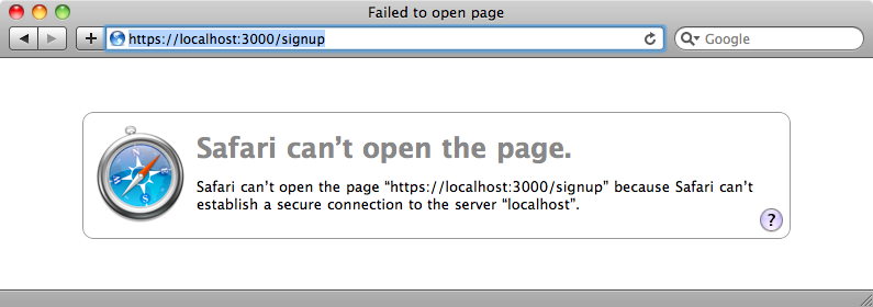 The page now requires SSL.